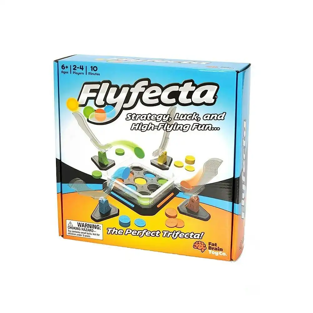 FlyFecta Kids/Childrens/Family Disc Launch Three In A Row Party Game/Toy 8y+
