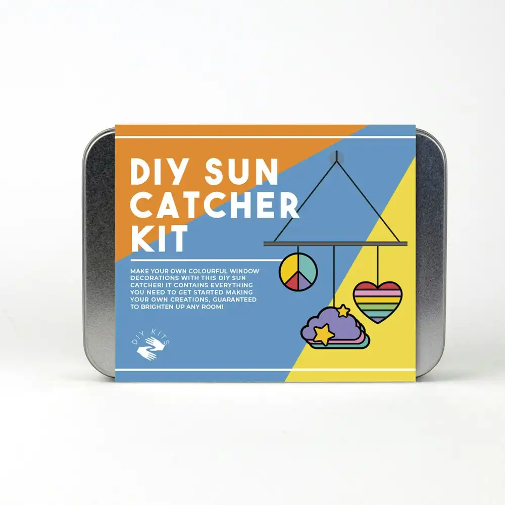 Gift Republic DIY Sun Catcher Kit Hanging Window Decor Art Craft w/ Tin Can