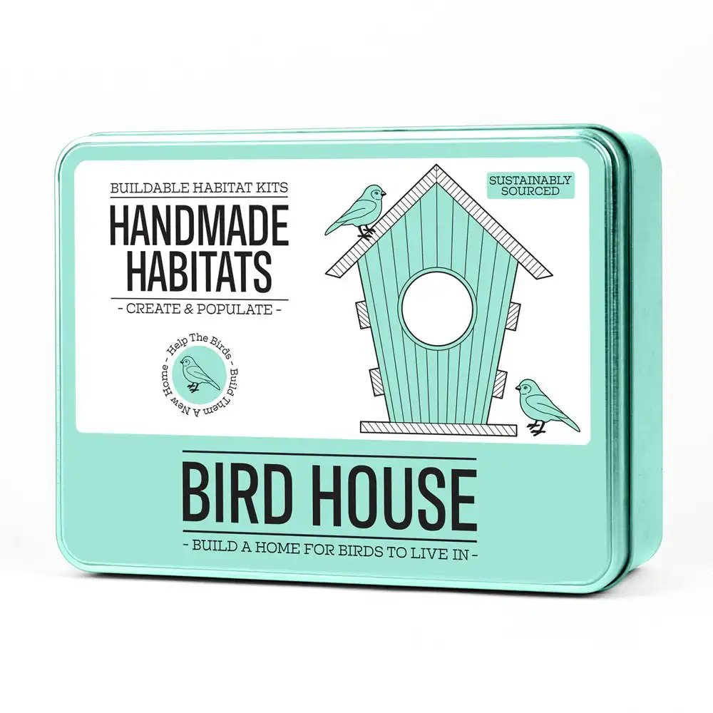 Gift Republic Handmade Habitats Bird House Kids/Children Colouring Art Craft Kit