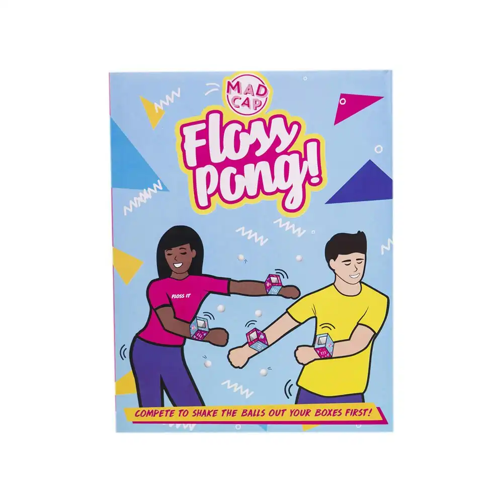 Fizz Creations Floss Pong Friends/Family Interactive Party Ball Tossing Game
