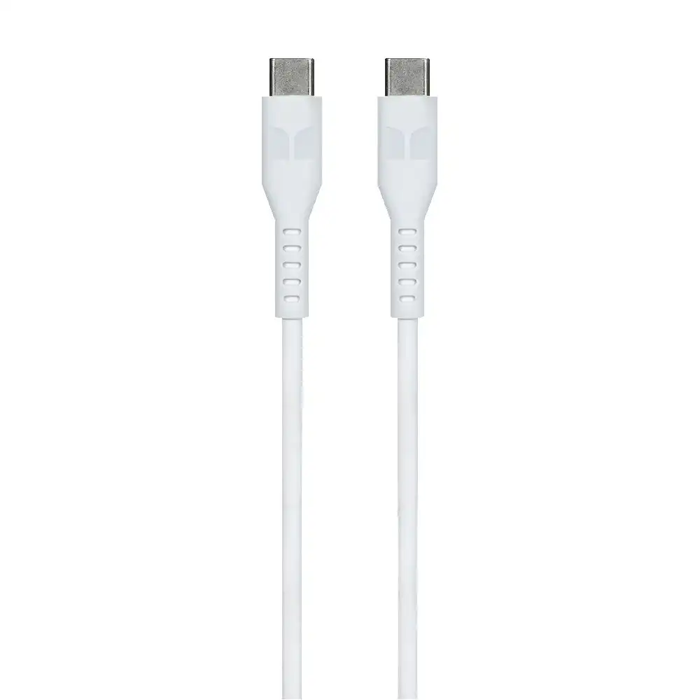 Monster TPE 1.2M USB-C to USB-C Phone Charging/Sync Power/Data Cable White