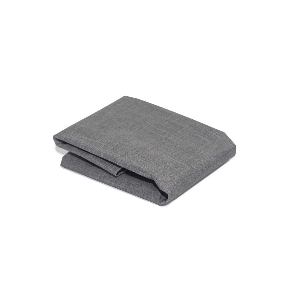 Superior Pet Essentials Twilled Canvas Mid Grey Raised Dog Bed Cover Large