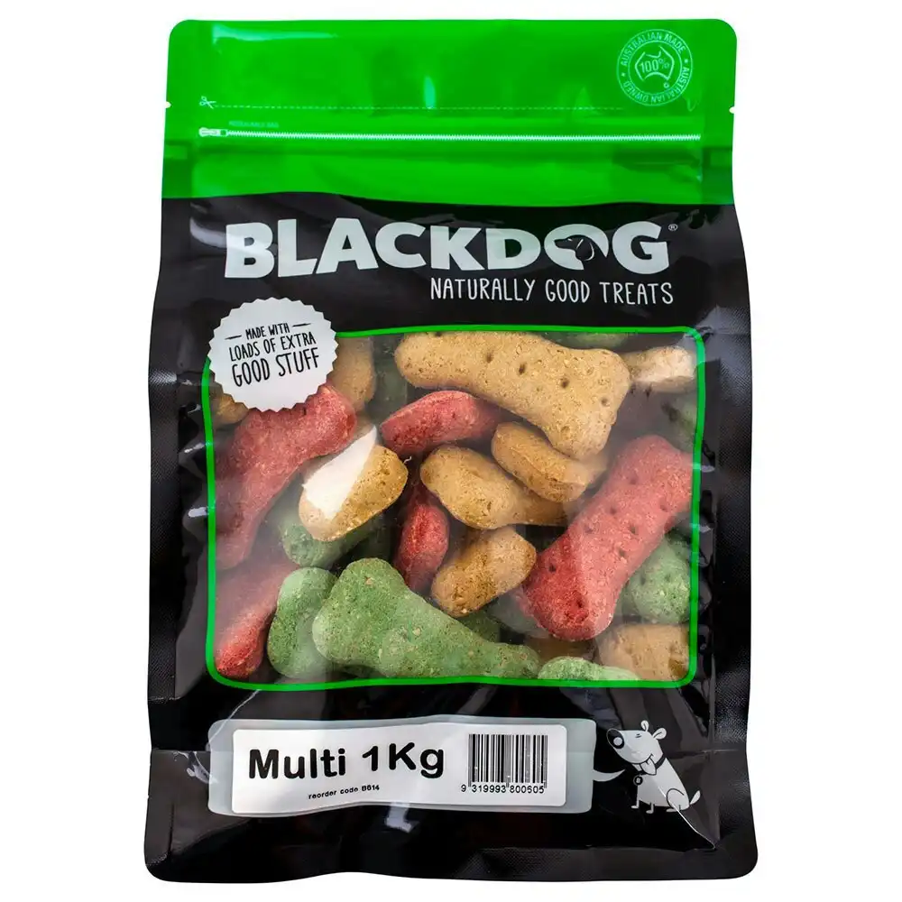 Blackdog 1kg Naturally Good Pet/Dog Premium Multi Mix Biscuits Healthy Treats