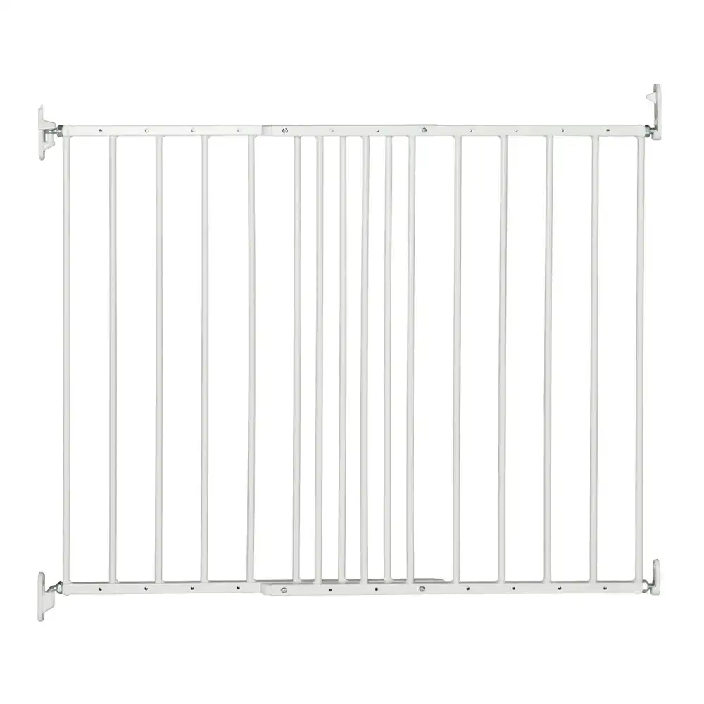 DogSpace Lucky Metal Safety Barrier/Gate Adjustable 72.5x106.8cm Dog/Pet White