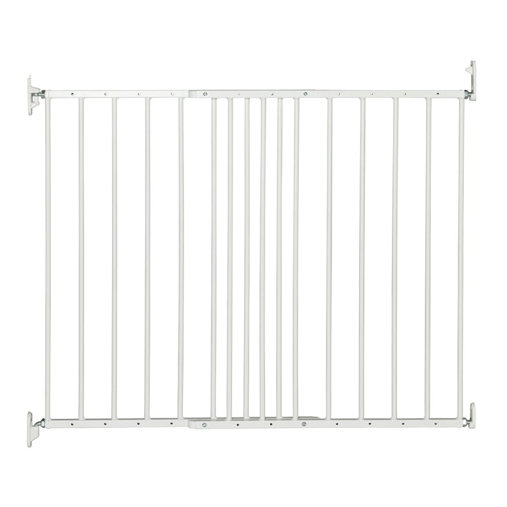 DogSpace Lucky Metal Safety Barrier/Gate Adjustable 72.5x106.8cm Dog/Pet White