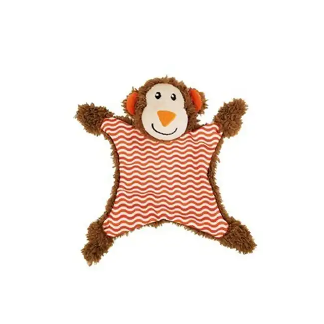 Rosewood 17x18cm Little Nippers Cheeky Chimp Plush w/ Squeaker Pet Dog Toy Red