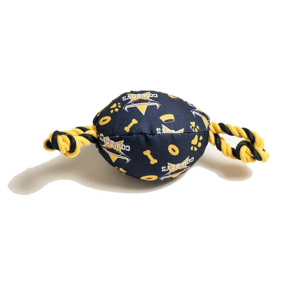 The Stubby Club North Queensland Cowboys NRL Themed Durable Dog/Cat Pet Chew Toy