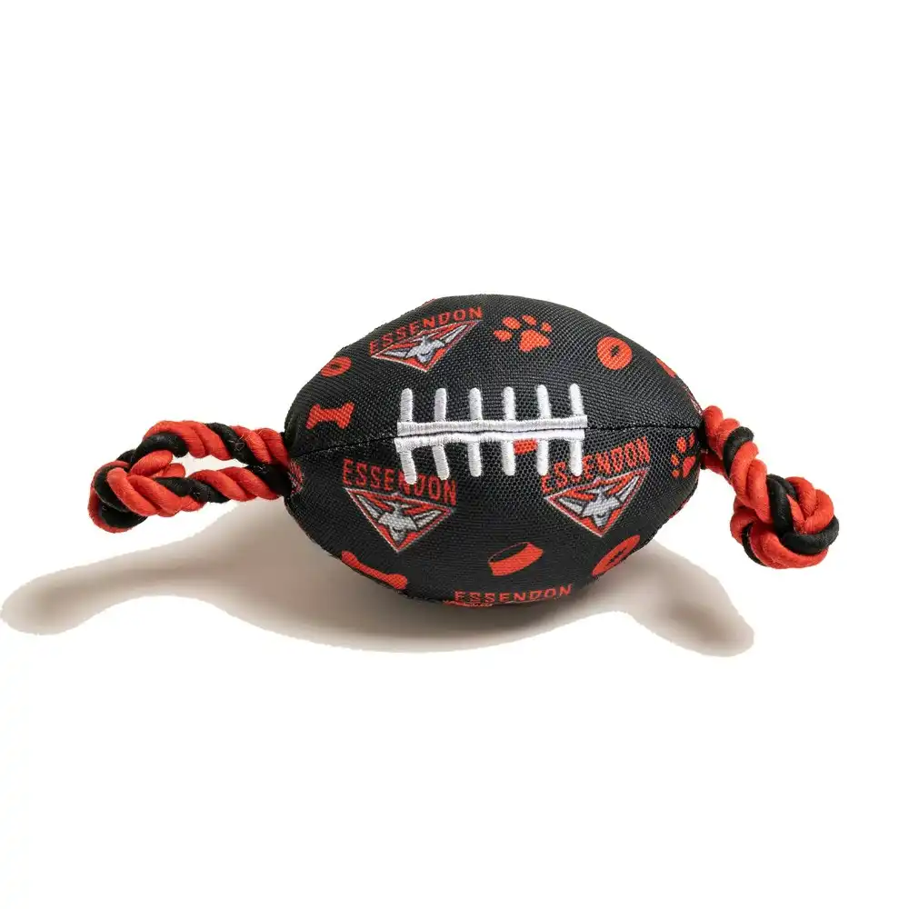 The Stubby Club Essendon Bombers AFL Themed Durable Dog/Cat Pet Play Chew Toy