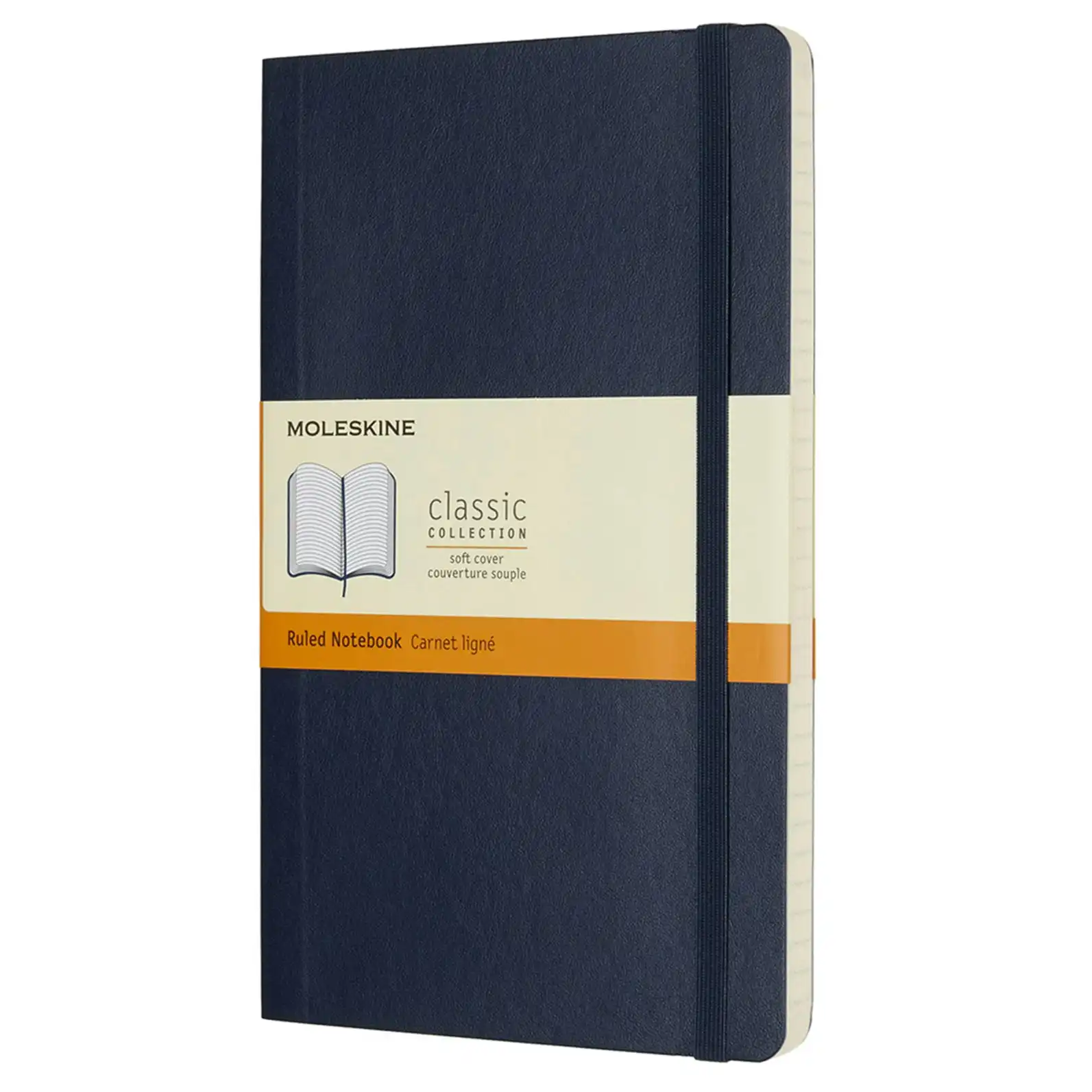 Moleskine Classic Soft Cover Ruled Notebook Student Journal L Sapphire Blue