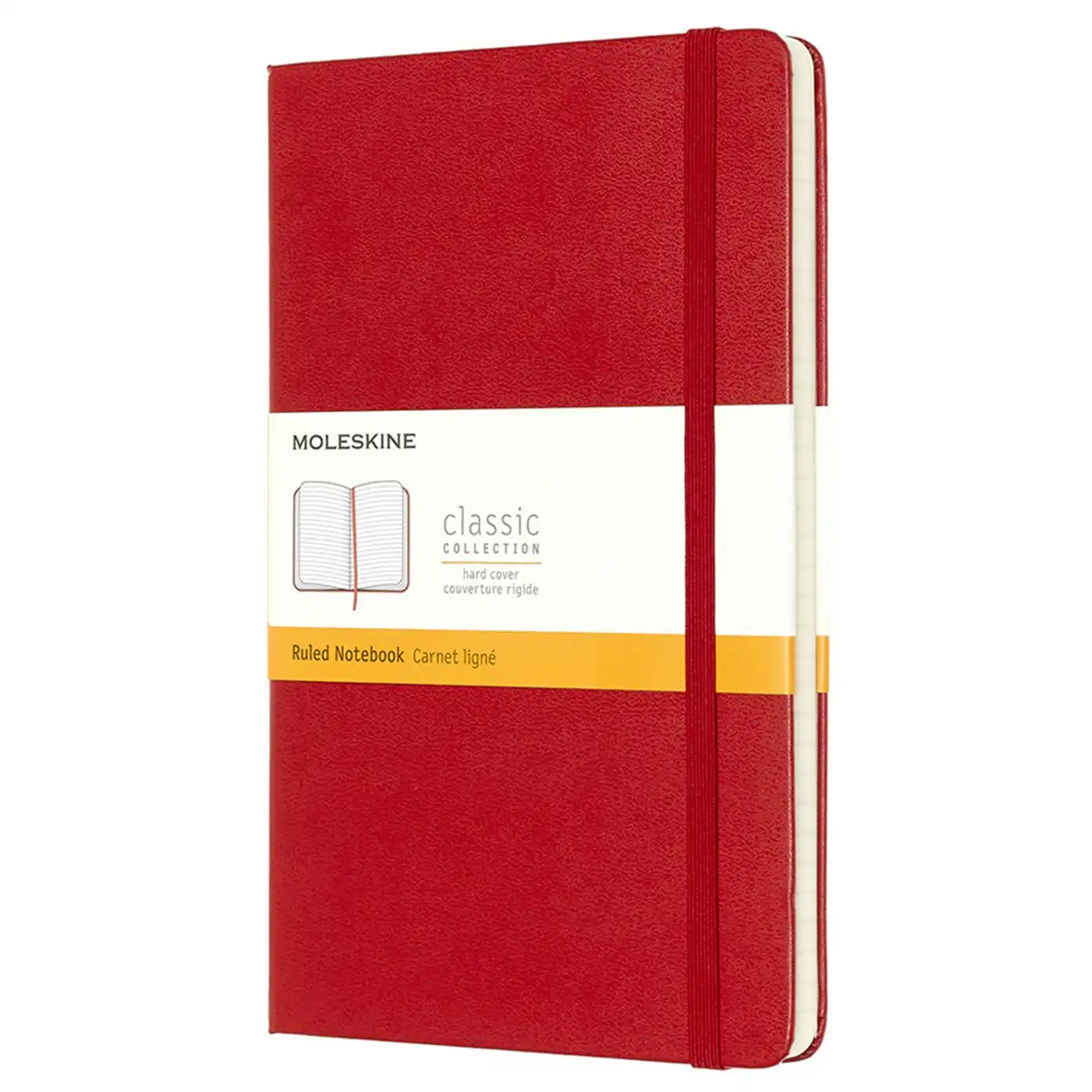 Moleskine Classic Hard Cover Notebook Ruled Office/Student Planner L Scarlet Red