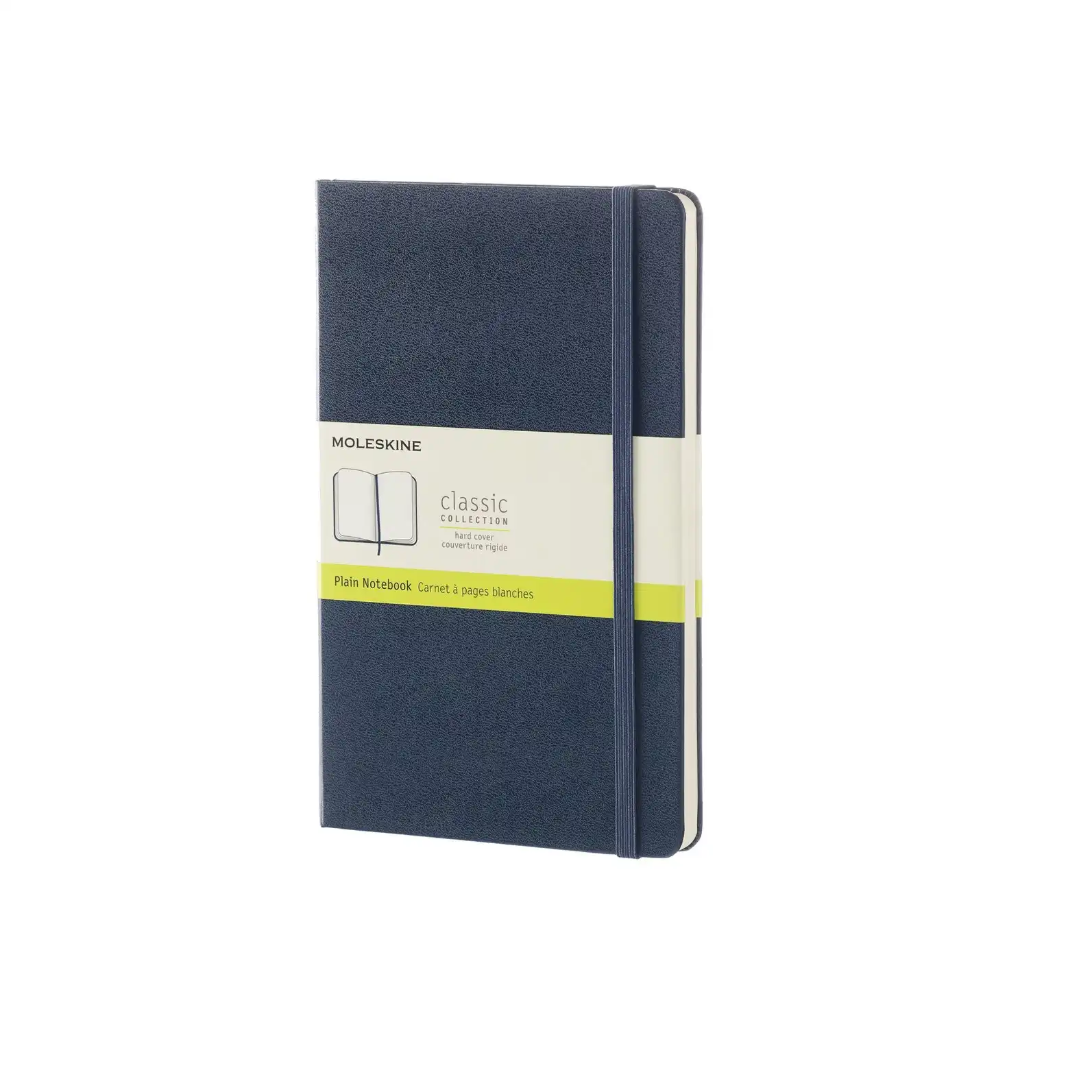 Moleskine Classic Hard Cover Notebook Plain Student Planner Pad L Sapphire Blue