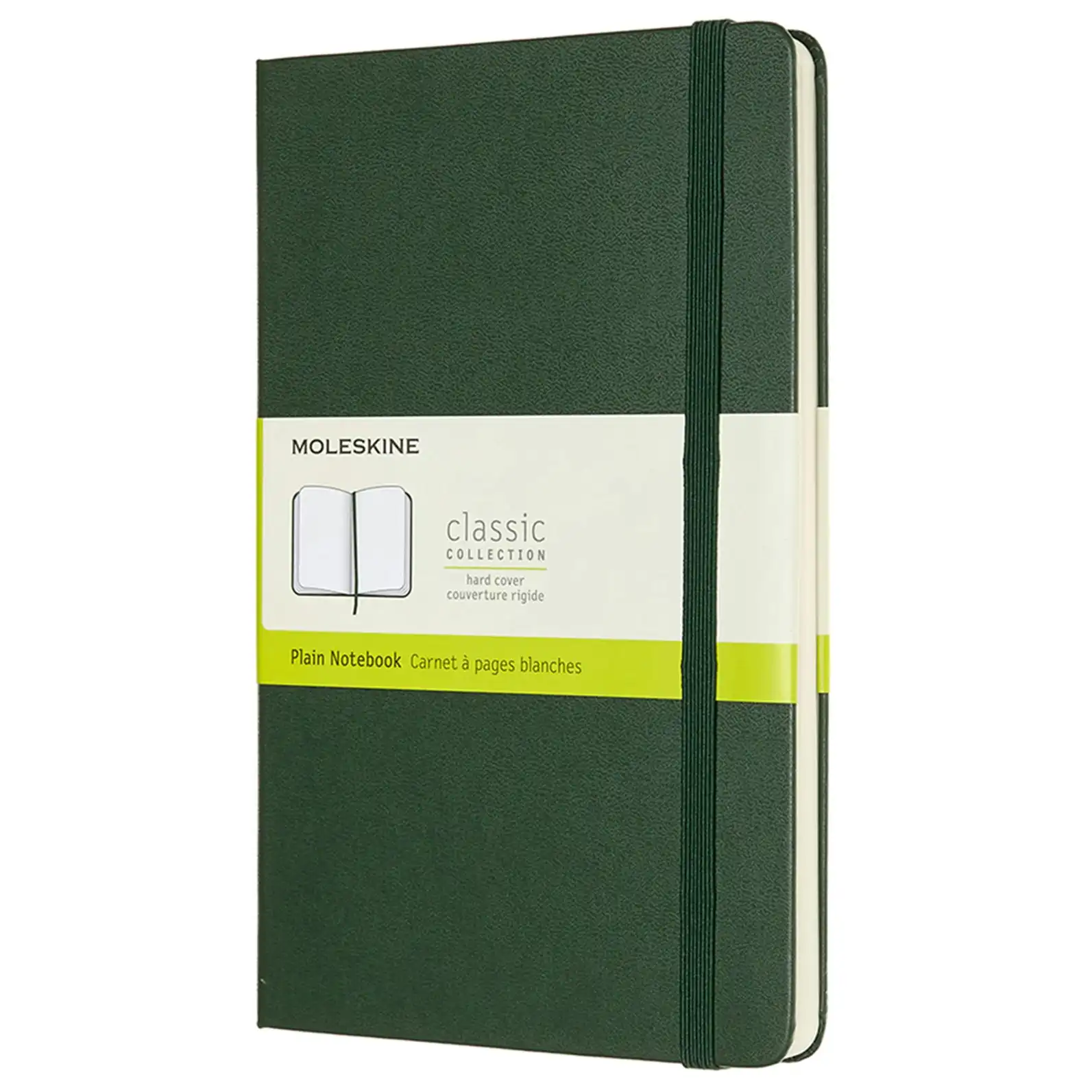 Moleskine Classic Hard Cover Notebook Plain Student Journal Pad L Myrtle Green