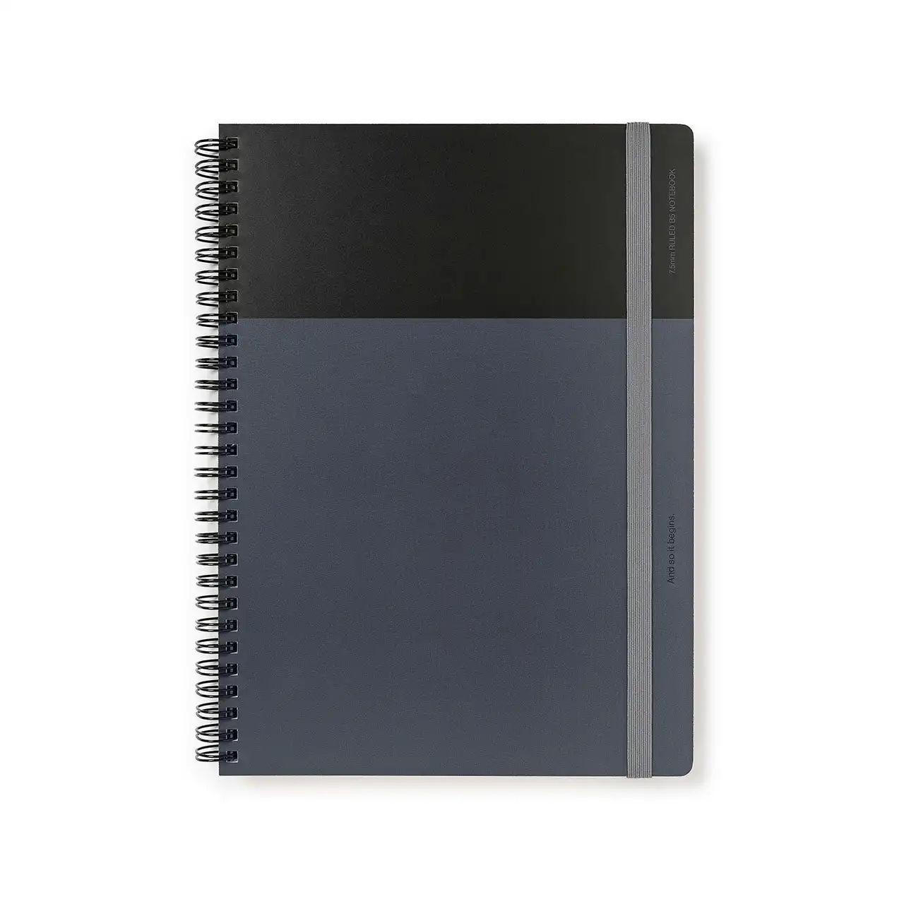 Any Day Now Dot Grid B5 Ruled Notebook 80gsm Paper Journal Diary 192 Pages Black