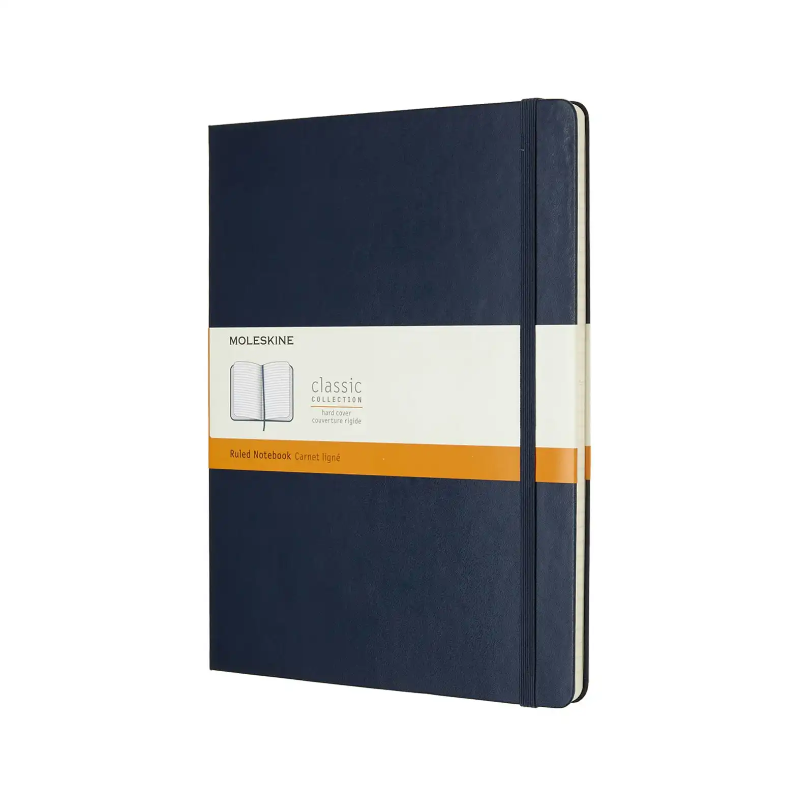 Moleskine Ruled Classic Hard Cover Notebook Office/Student Pad XL Sapphire Blue