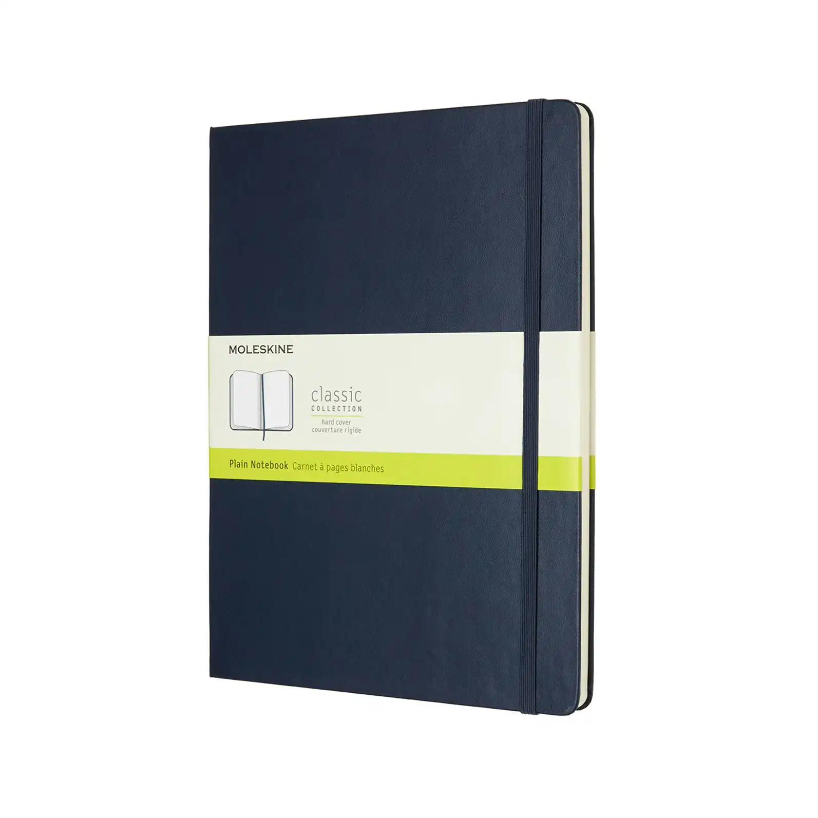 Moleskine Plain Classic Hard Cover Notebook Office/Student Pad XL Sapphire Blue