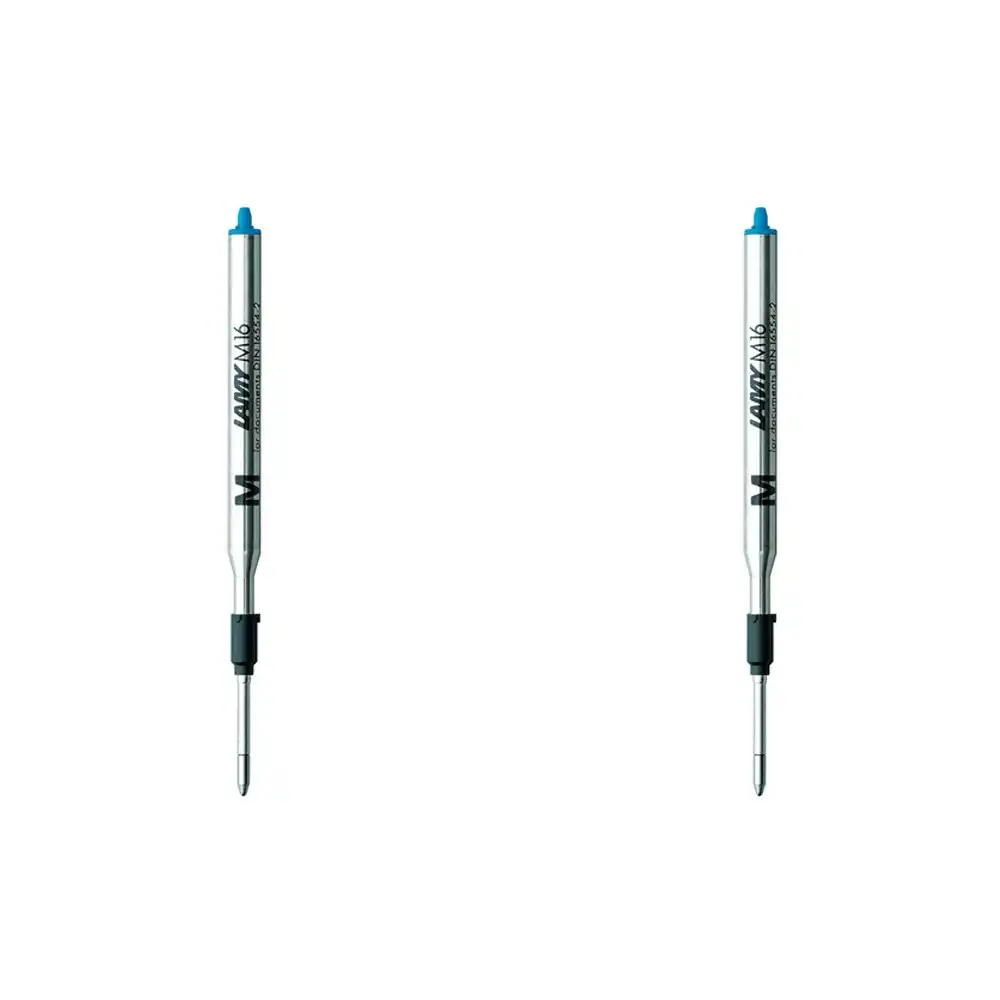 2x Lamy Medium 8000 M16 Ballpoint Pen Refill Suits All Except Scribble & Pico BL