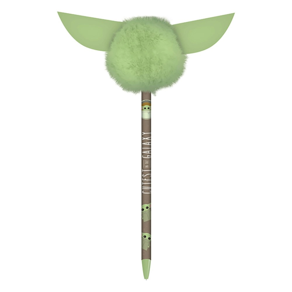 Star Wars The Mandalorian Cutest In The Galaxy Novelty Pom Pom Pen Stationery