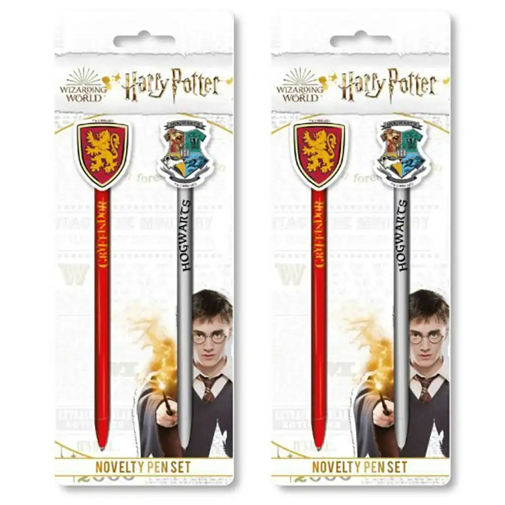 4pc Wizarding World Harry Potter Stand Together Novelty Stationary Pen Set