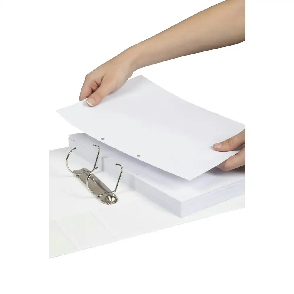 Marbig Clearview 2 D-Ring Insert Binder A4 File 38mm Document Organiser White