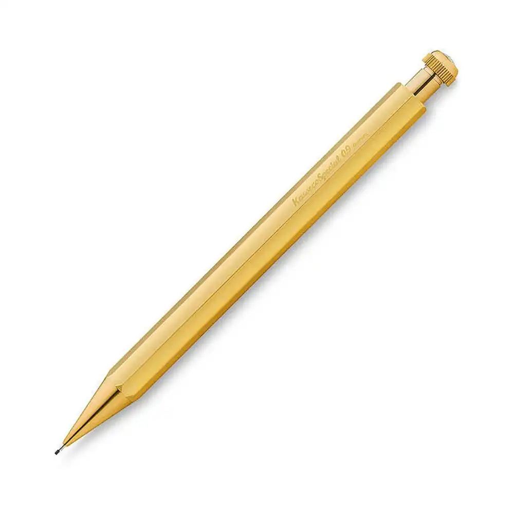 Kaweco Special Mechanical Push Pencil Writing Office Stationery 0.9mm Lead Brass