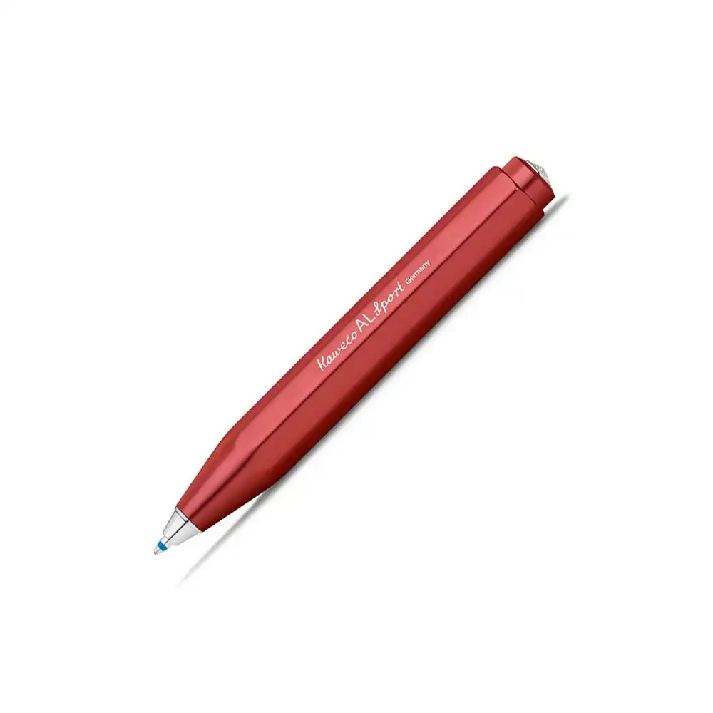 Kaweco AL Sport Aluminium Ballpoint Pen Writing Office Stationery Deep Red