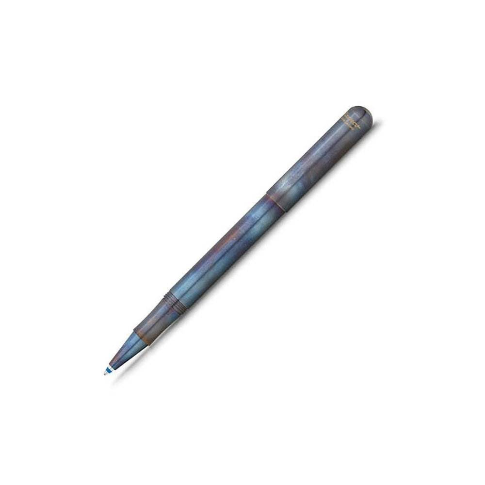 Kaweco Liliput Aluminum Ballpoint Pen Writing Stationery Medium Nib Fireblue