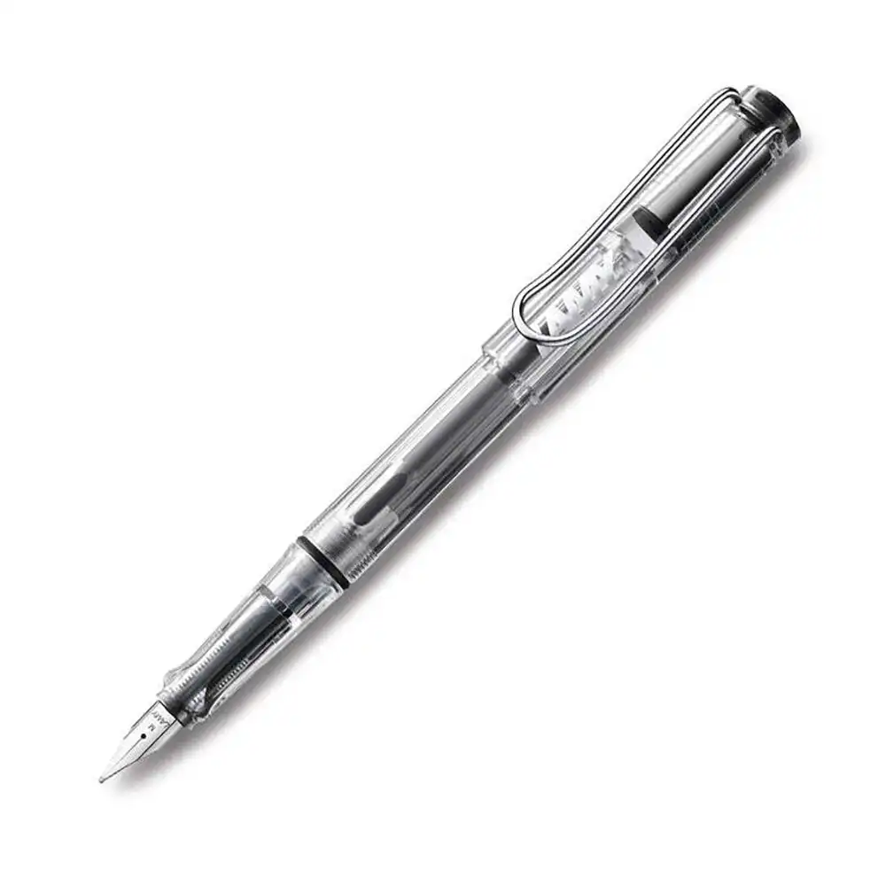 Lamy Safari Vista Fountain Pen Extra Fine Nib Tip Writing Stationery Transparent