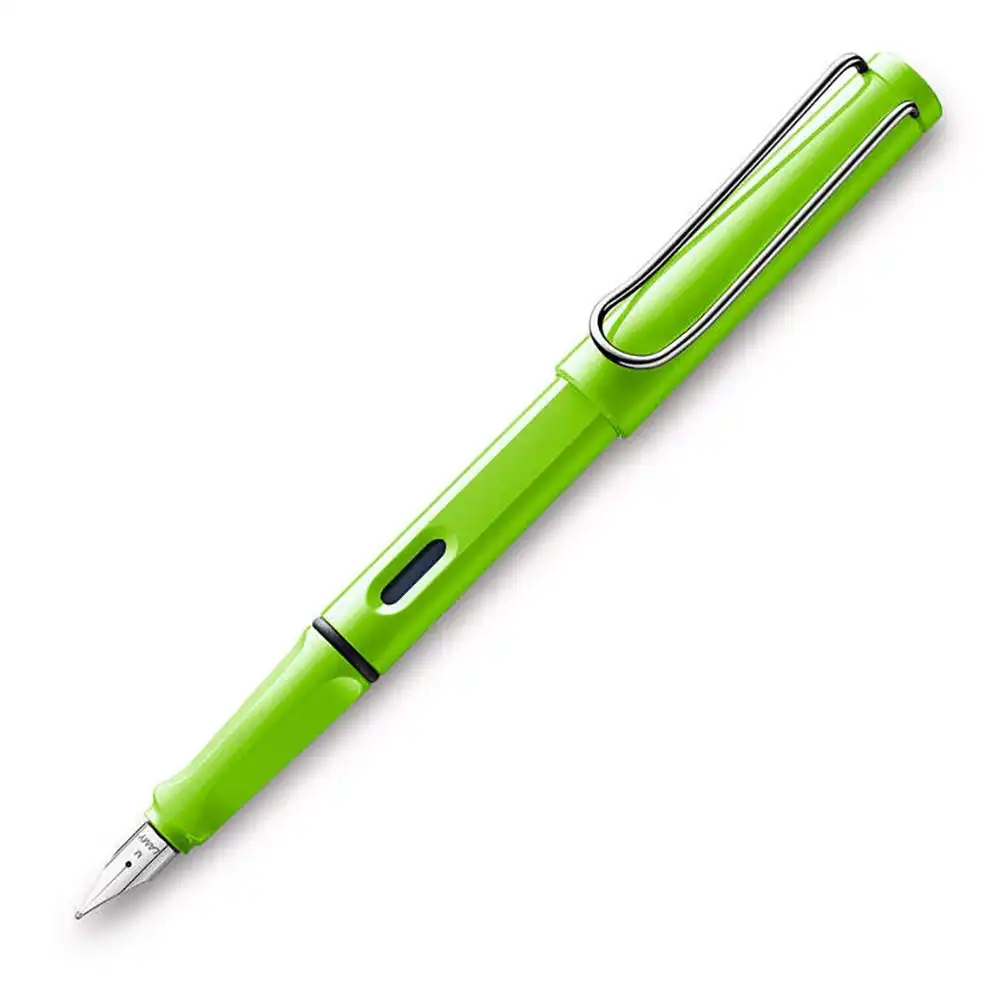 Lamy Safari Fountain Pen Fine Nib Tip Office/School Writing Stationery Green