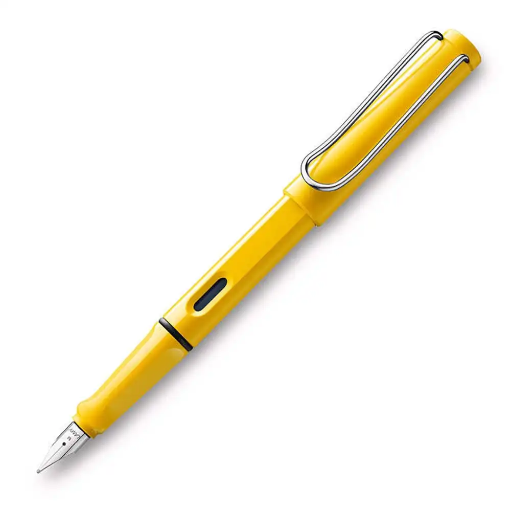 Lamy Safari Fountain Pen Fine Nib Tip Plastic Office/School Sign/Writing Yellow