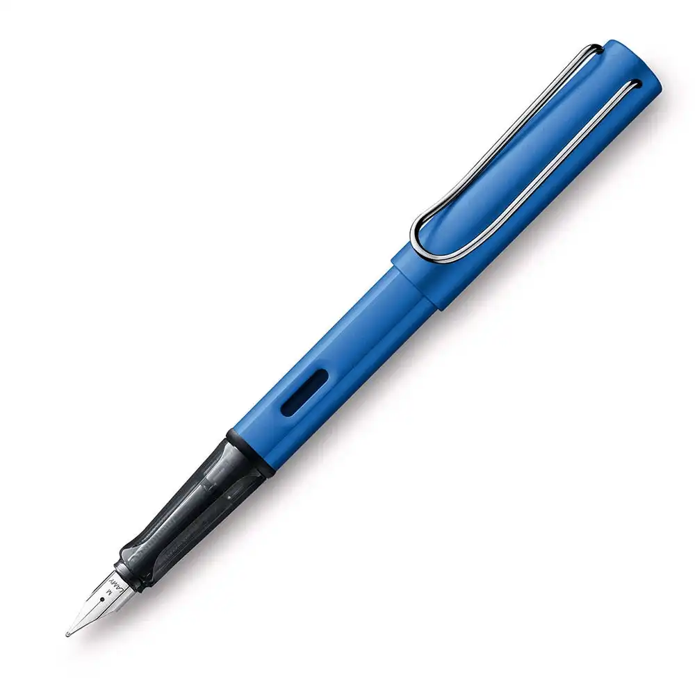Lamy Al-Star Fountain Pen Fine Nib Tip Office Writing Stationery Ocean Blue