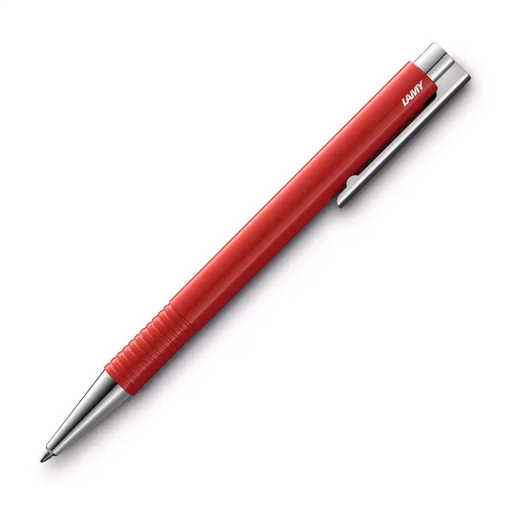 Lamy Logo M+ Ballpoint Pen Medium-1mm Nib Tip Writing Office Stationery Red