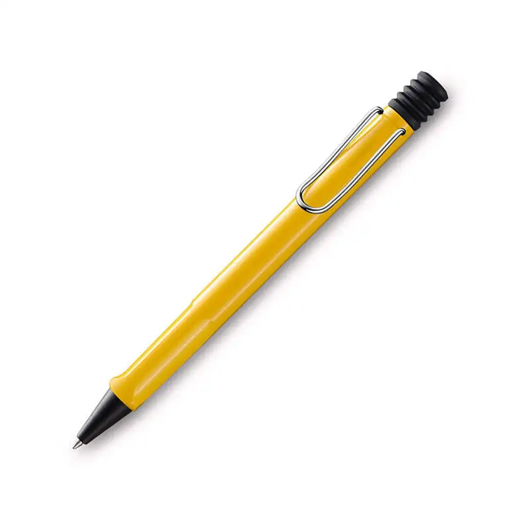 Lamy Safari Ballpoint Pen Medium-1mm Nib Tip Writing Office Stationery Yellow