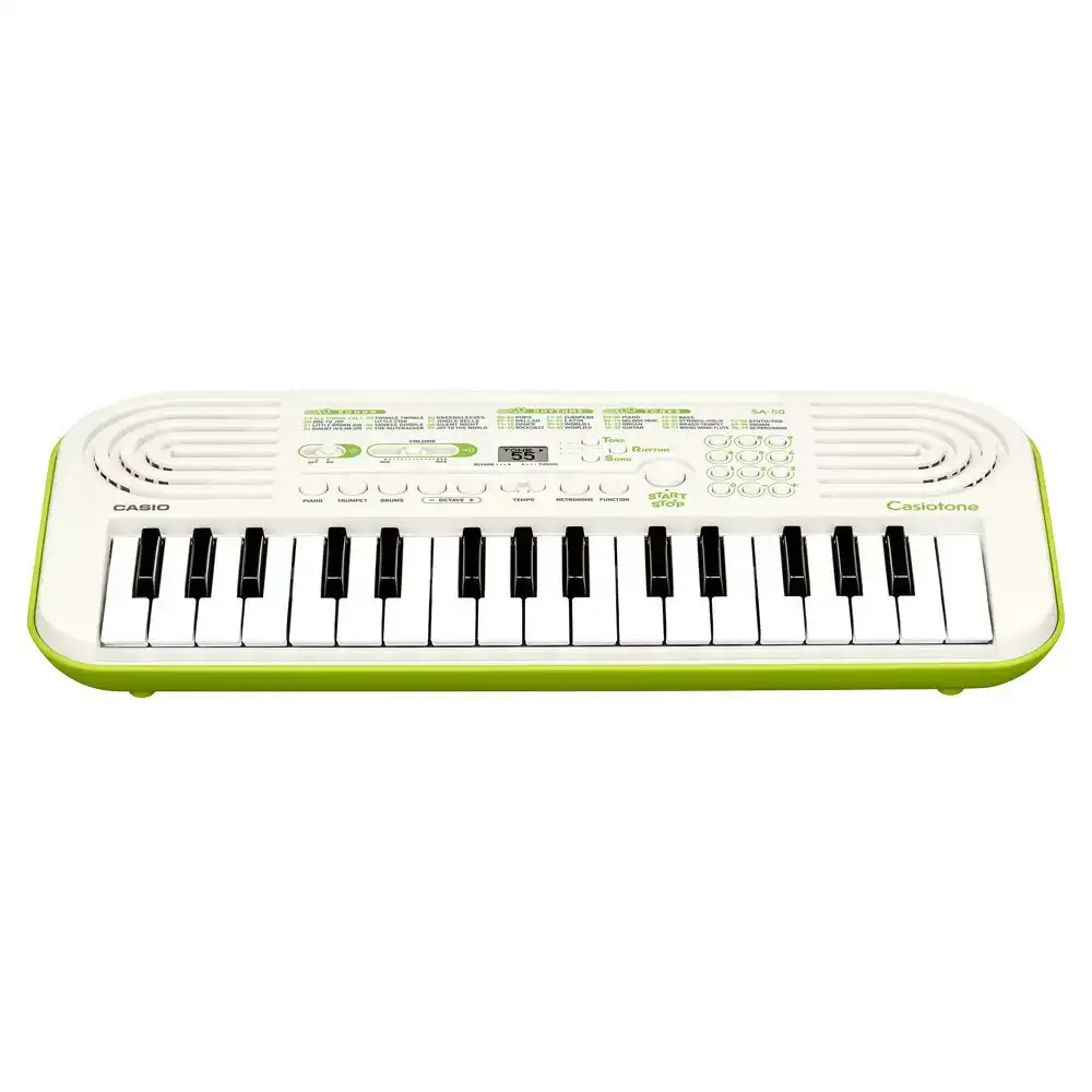Casio SA-50 Casiotone 32 Key Mini Kids/Childrens Musical Electric Keyboard White