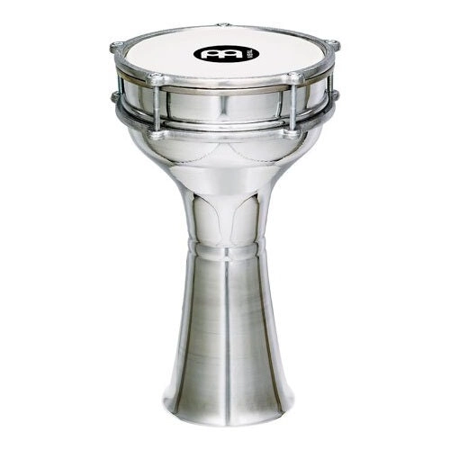 Meinl Percussion Music 17cm Aluminium Darbuka/Hand Drum Musical Instrument SLV