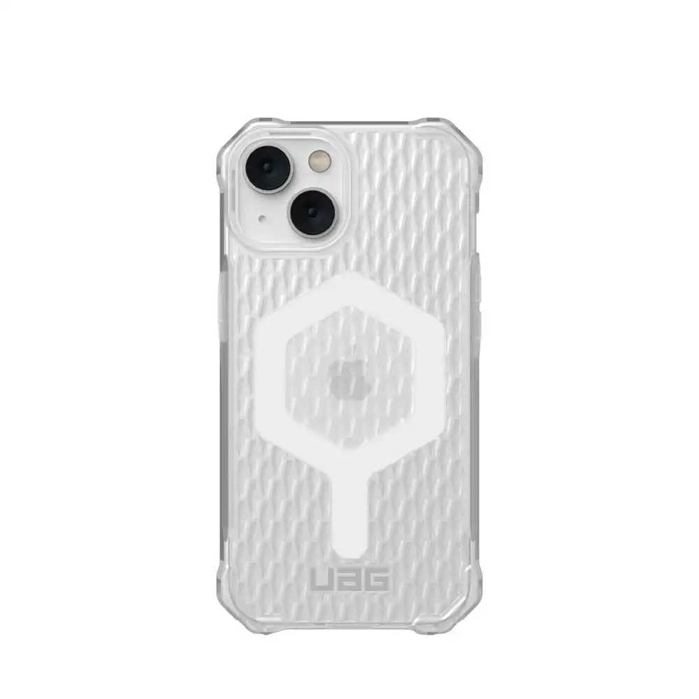 Urban Armour Gear Essential Armor MagSafe Case Cover For iPhone 14 Frosted Ice