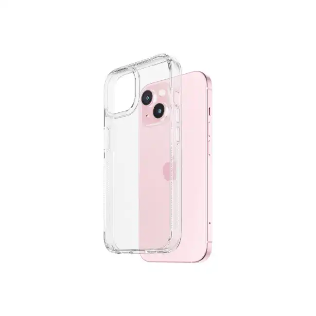 PanzerGlass Hard Phone Case Mobile Protection Cover For Apple iPhone 15 Clear