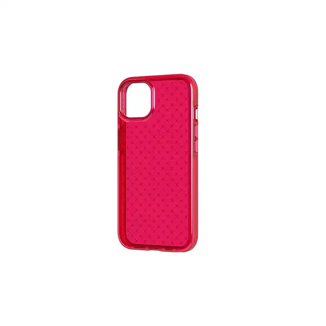 Tech21 EvoCheck Phone Case Mobile Cover Protection For iPhone 13 Rubine Red
