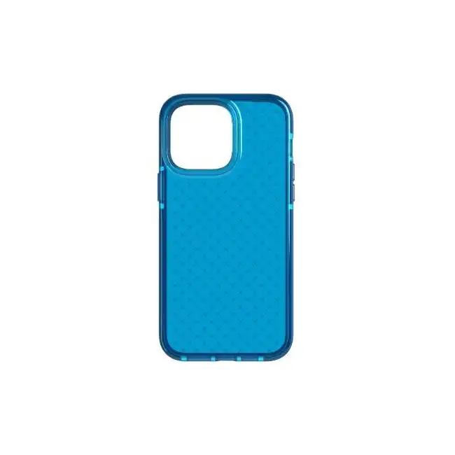 Tech21 EvoCheck Phone Case Mobile Cover For Apple iPhone 14 Pro Max Classic Blue