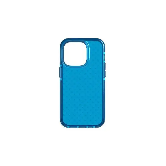 Tech21 EvoCheck Phone Case Mobile Cover For Apple iPhone 14 Pro Classic Blue