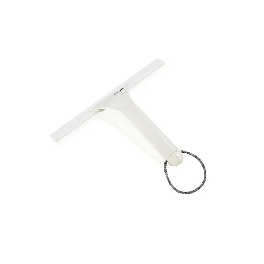 Leifheit Cabino Shower Squeegee/Squilgee Glass Wall/Tiles Cleaner White 24cm