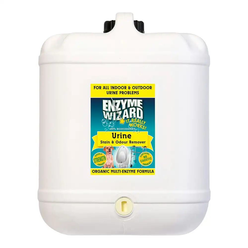 Enzyme Wizard Urine Stain & Odour Remover Tile/Grout Cleaner Indoor/Outdoor 20L
