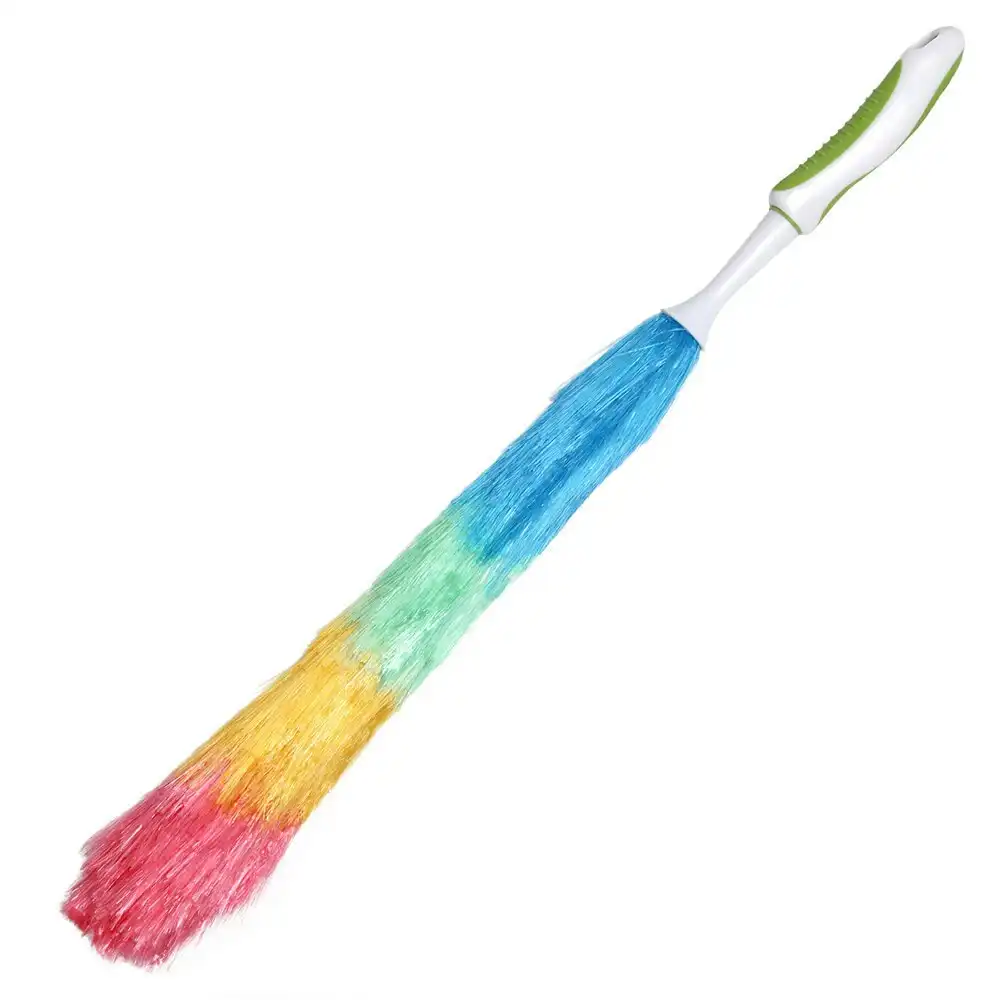 Sabco 59cm Soft Grip Rainbow Duster Kitchen Cleaner Dust Cleaning Handheld Brush