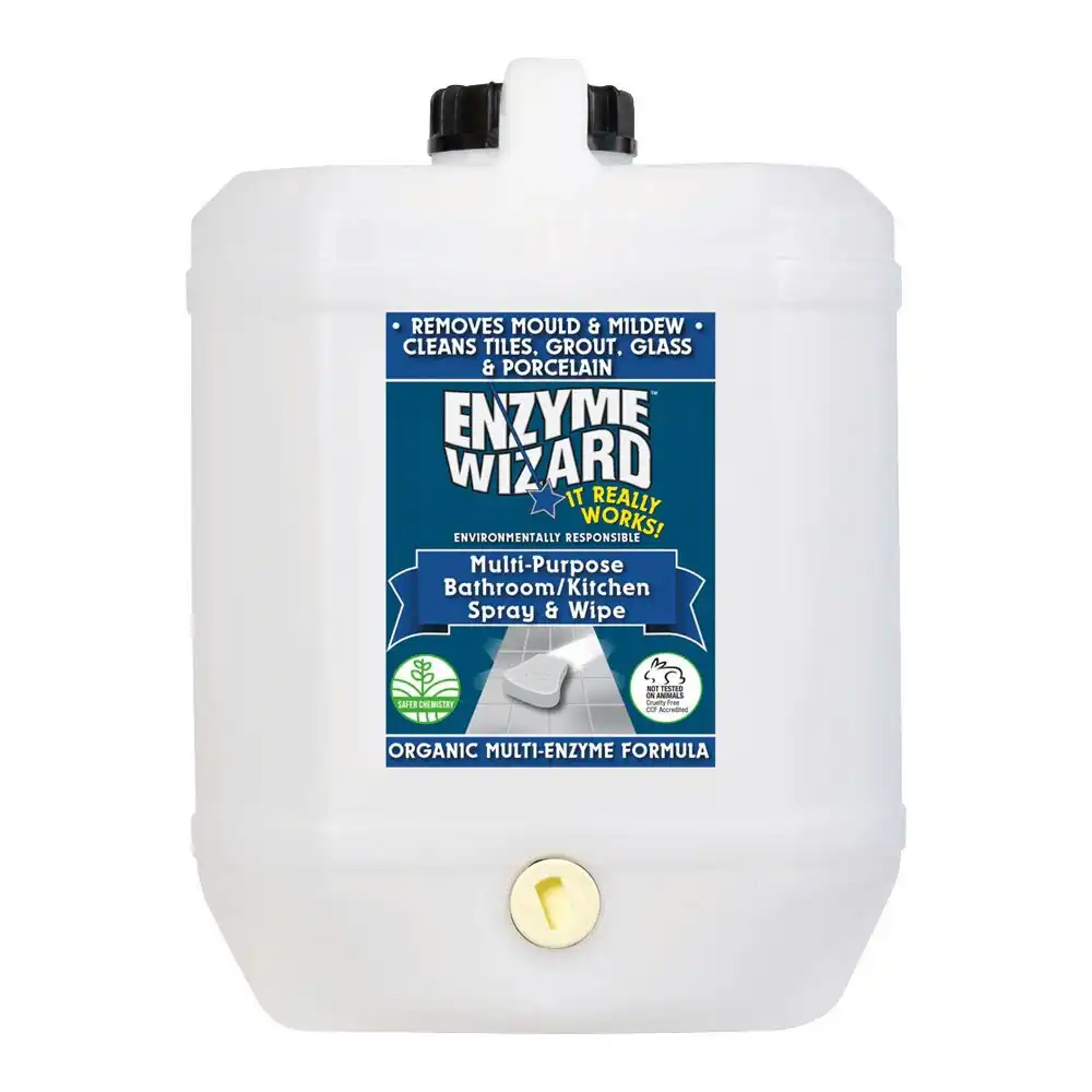 Enzyme Wizard Multi-Purpose Bathroom/Kitchen Surface Liquid Spray Refill 10L