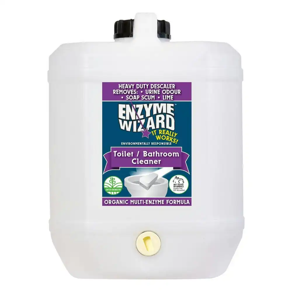 Enzyme Wizard Organic Toilet Bowl/Bathroom Urine Odour & Soap Cleaner Spray 10L