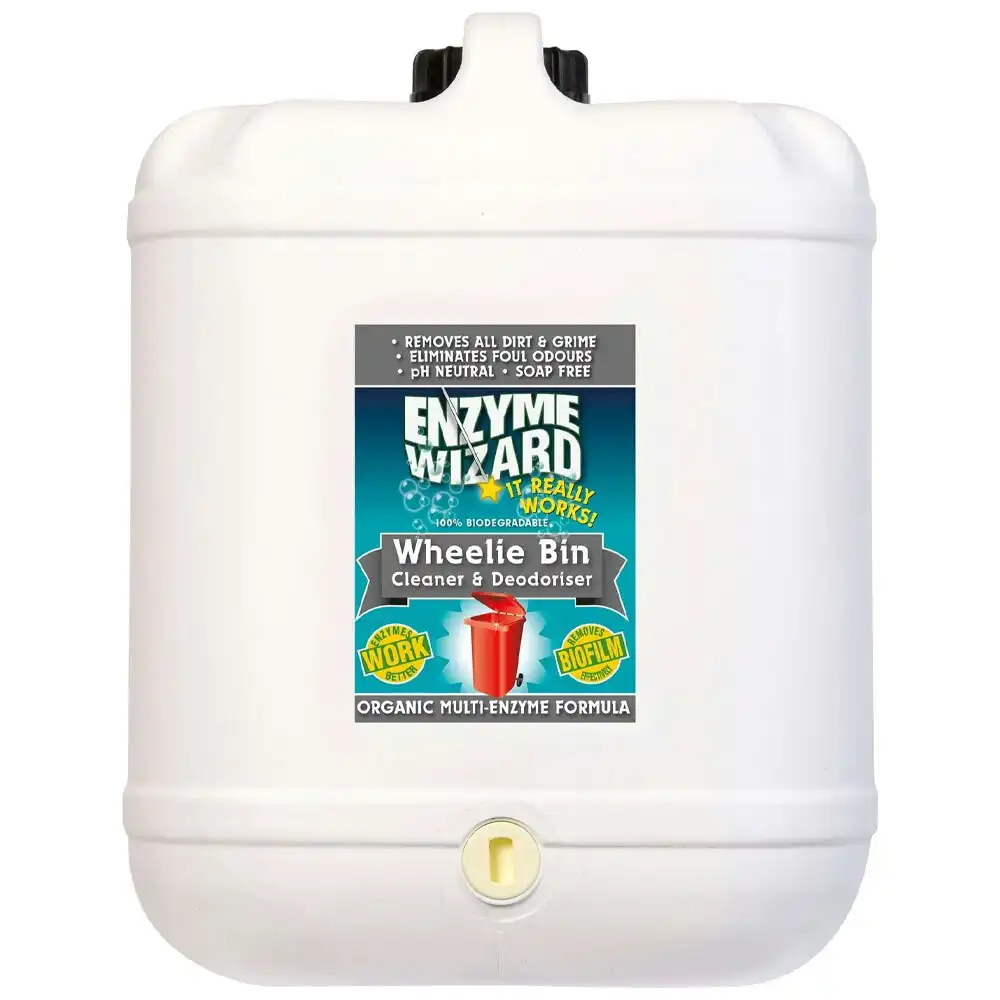 Enzyme Wizard Wheelie Bin Dirt & Grime Cleaner/Deodoriser Spray Refill 10L