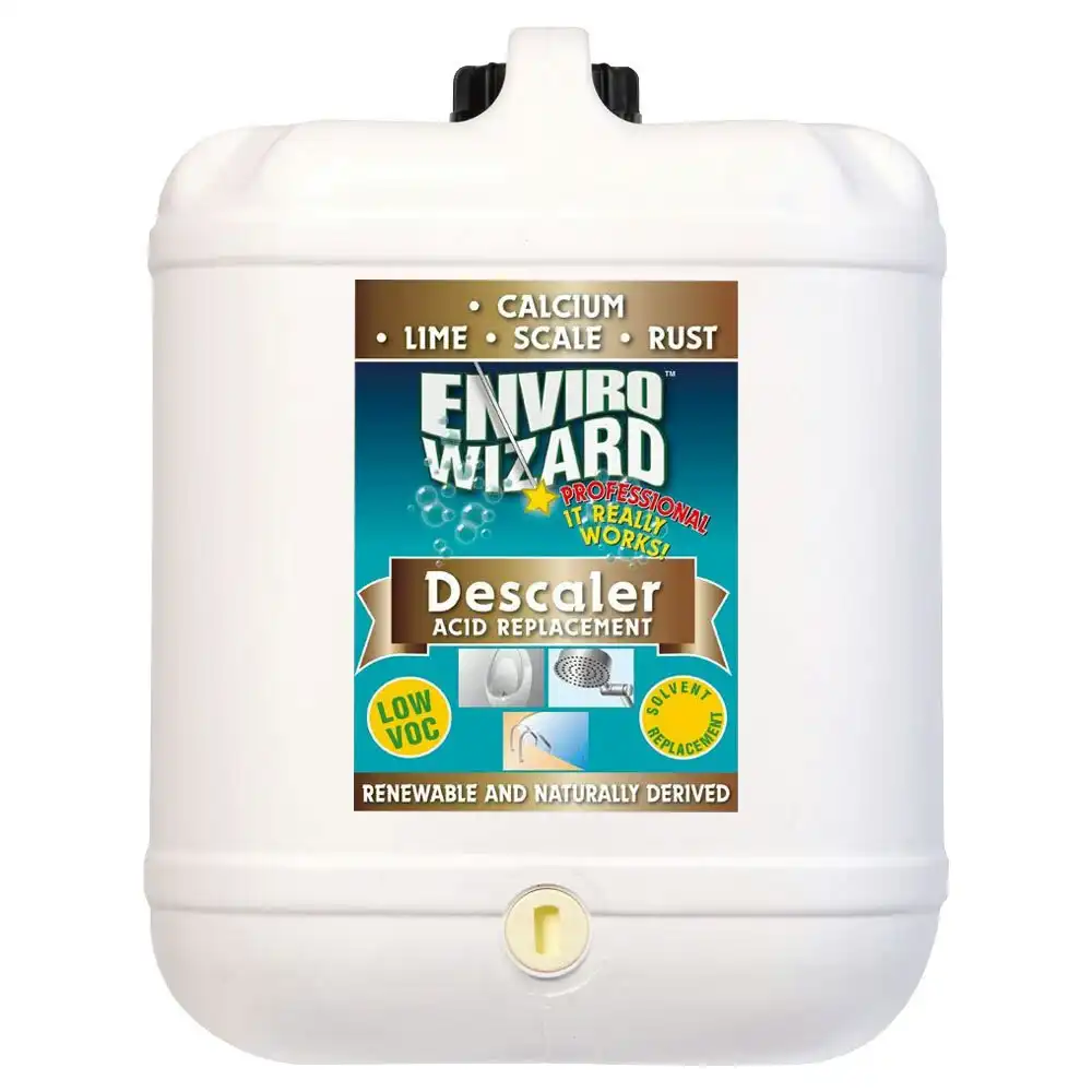 Enviro Wizard Organic Kitchen/Bathroom Calcium Lime & Rust Descaler Refill 20L