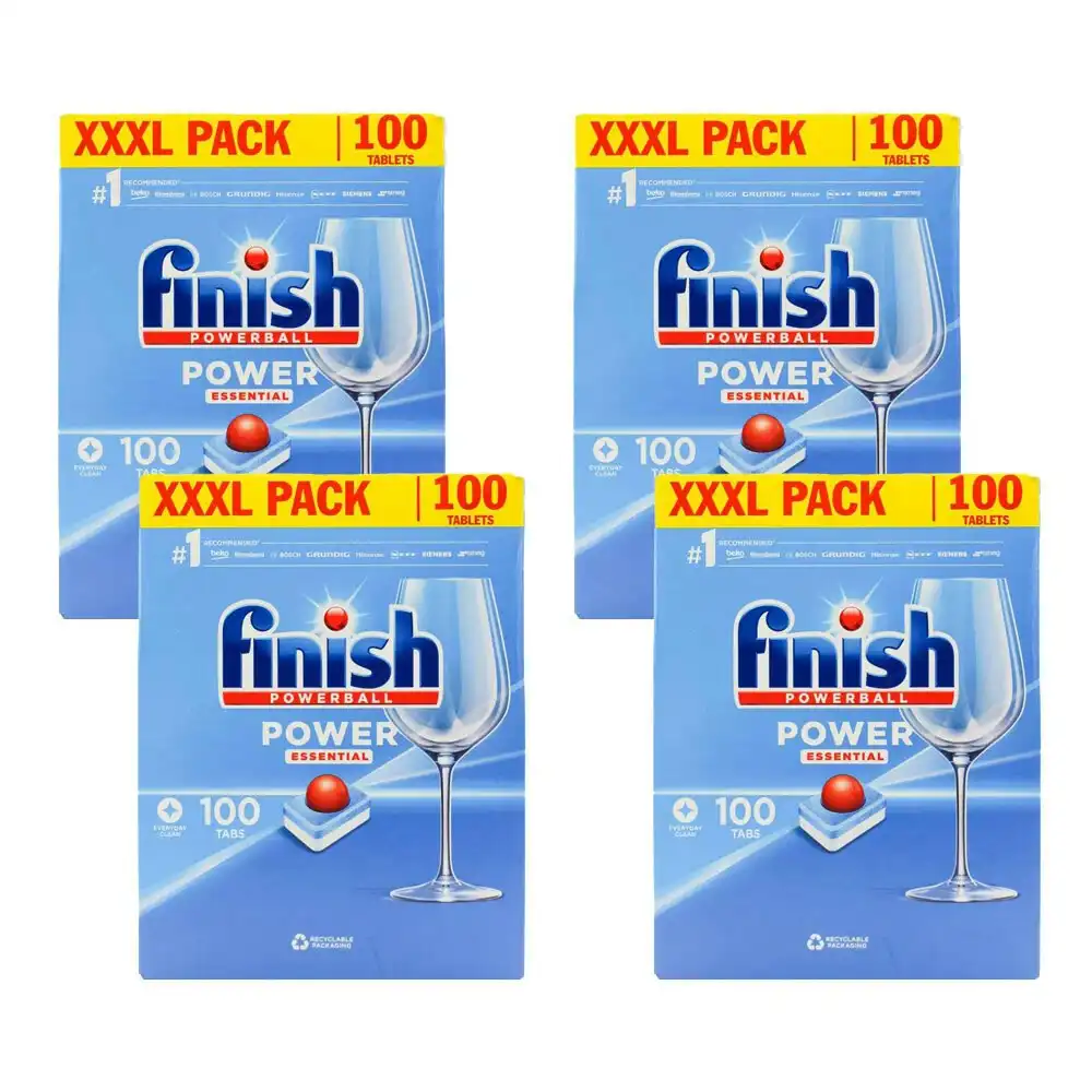 400pc Finish Power Essential Everyday Clean Dishwasher Cleaning Tablets