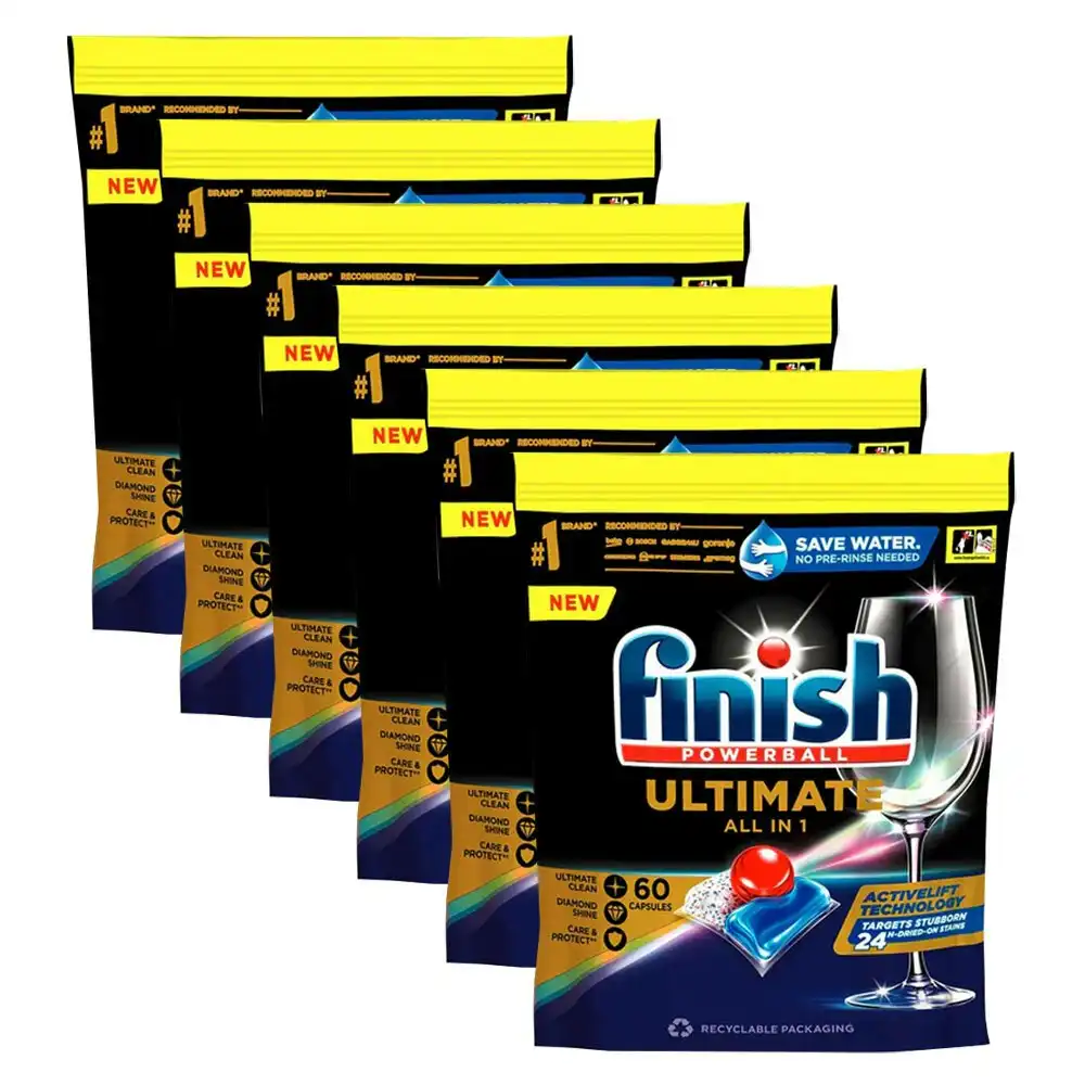 360pc Finish Powerball Ultimate All-In-1 Dishwasher Cleaning Capsules/Tablets
