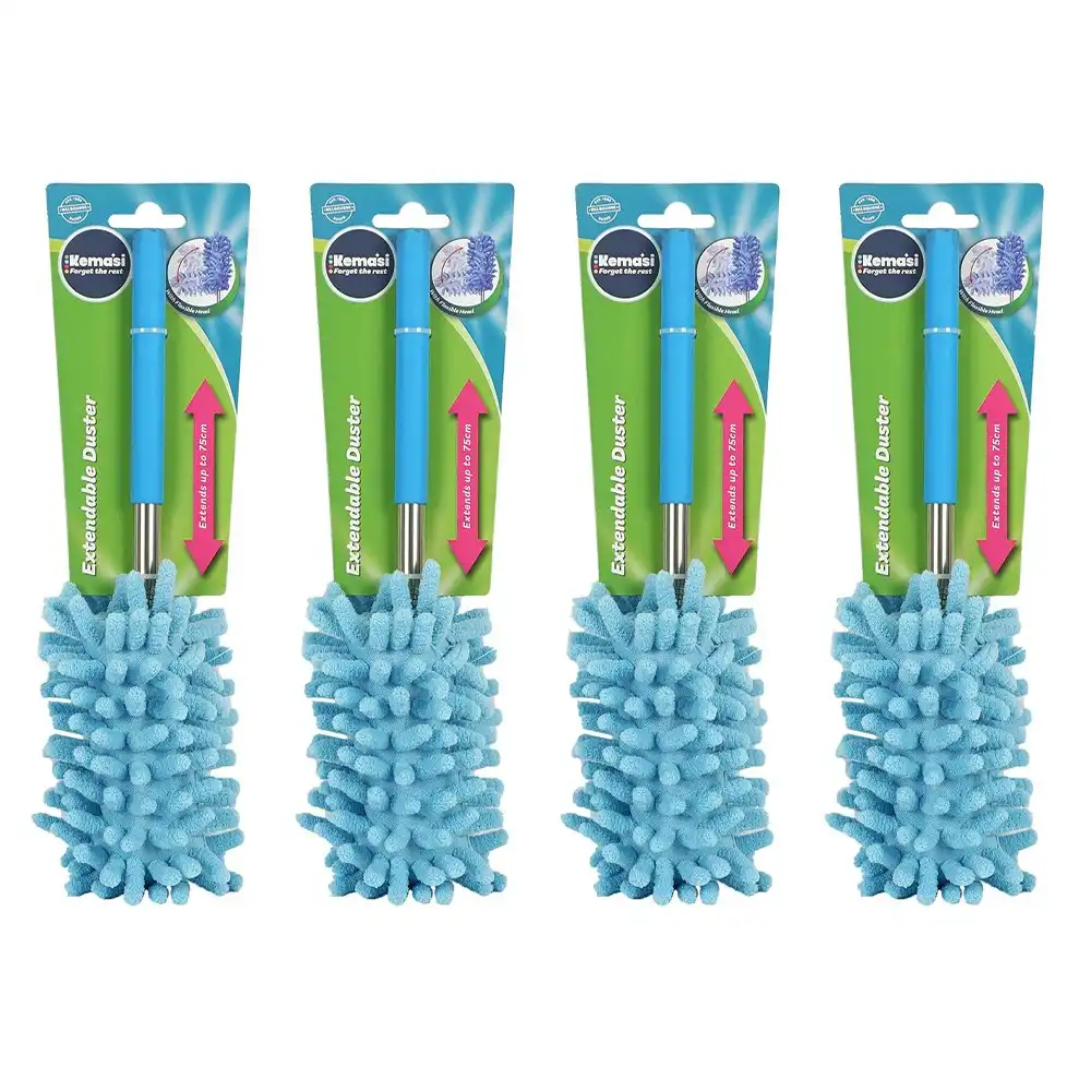 4x kemasi Durable Multipurpose Extendable & Bendable Duster Home Room Cleaning