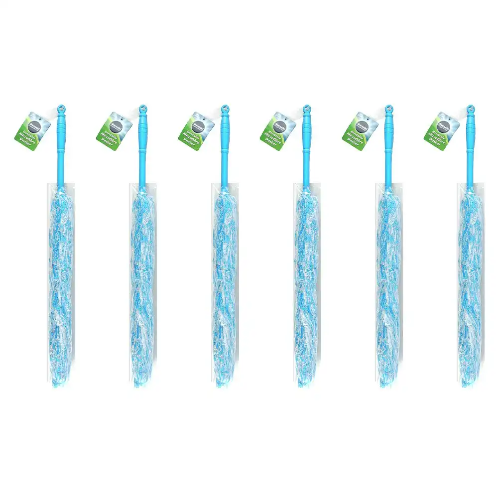 6x kemasi Multipurpose Durable Microfibre Duster Home Bathroom Kitchen Cleaning